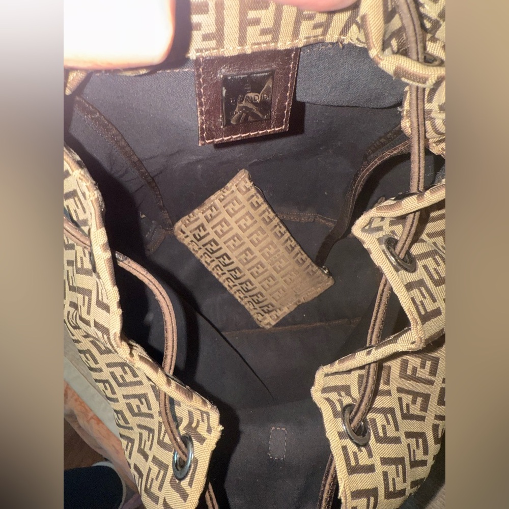 /traded/🔥 💯 FENDI Zucchino Flap Backpack - Picture 10 of 14